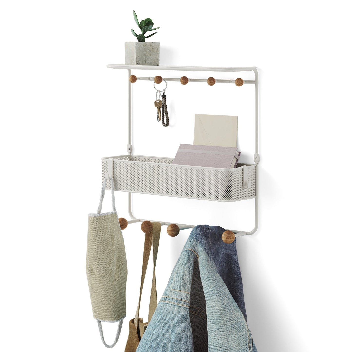 Shelf with Hooks