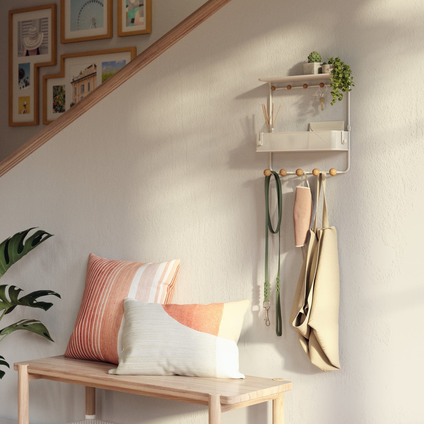Shelf with Hooks